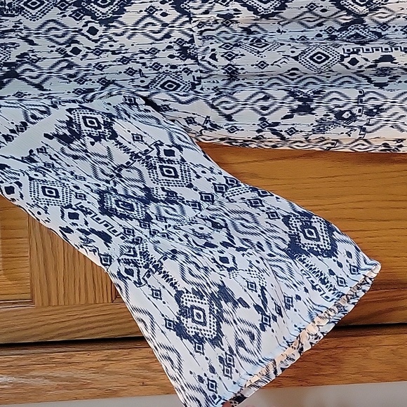 XL Indigo Soul Ikat Print Dress - Picture 3 of 6